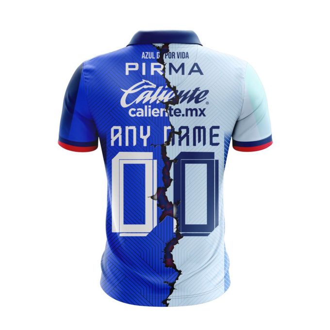 LIGA MX Cruz Azul 2023 – 2024 Home Mix Away Polo