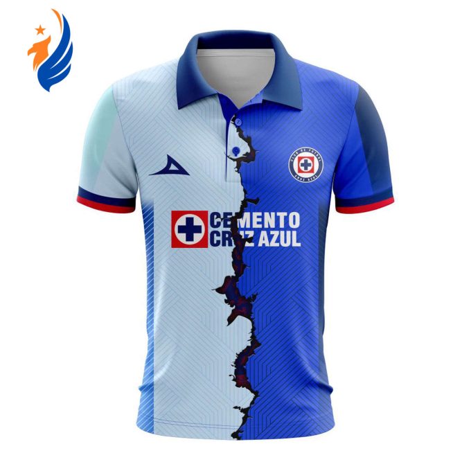 LIGA MX Cruz Azul 2023 – 2024 Home Mix Away Polo