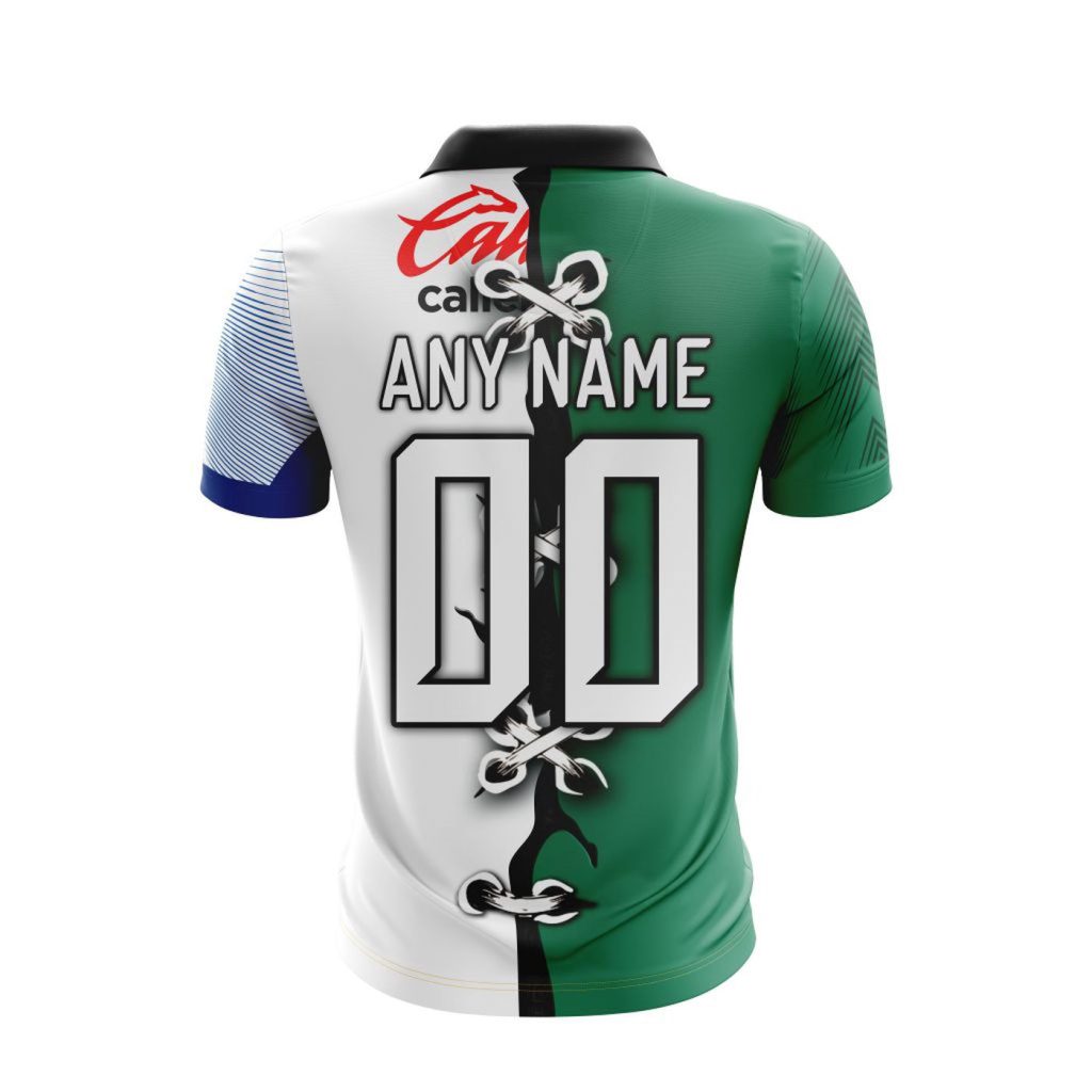 LIGA MX CRUZ AZUL Home Mix Mexico 2022 Polo LIGA MX CRUZ AZUL Home Mix Mexico 2022 Polo
