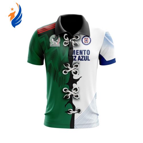 LIGA MX CRUZ AZUL Home Mix Mexico 2022 Polo