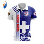 LIGA MX Cruz Azul New Design Polo For Fan Gift for Men Women LIGA MX Cruz Azul New Design Polo For Fan Gift for Men Women
