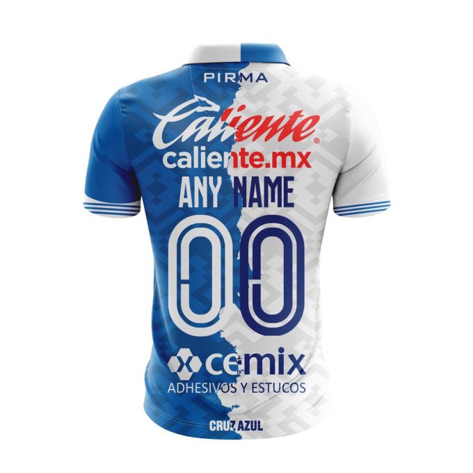 LIGA MX Cruz Azul Personalized 2024-2025 Home Mix Away Design Polo