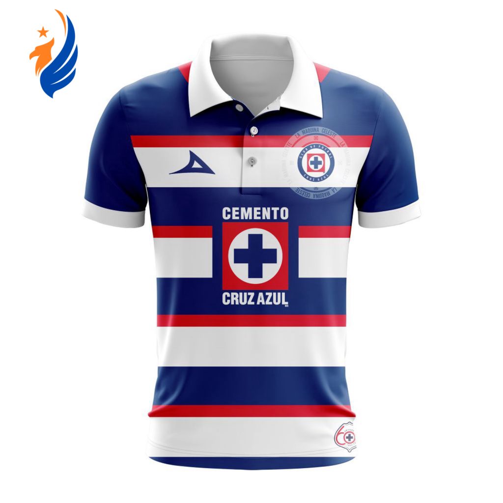 LIGA MX Cruz Azul Personalized 2025 Goalkeeper Away Polo LIGA MX Cruz Azul Personalized 2025 Goalkeeper Away Polo