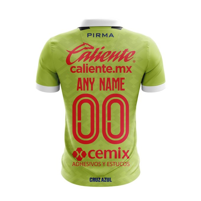 LIGA MX Cruz Azul Personalized 2025 Goalkeeper Home Polo