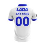 LIGA MX Cruz Azul Personalized Retro Design Away Polo LIGA MX Cruz Azul Personalized Retro Design Away Polo