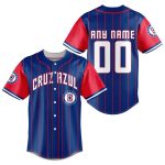 LIGA MX Cruz Azul Special Baseball Jersey Gift for Men Women LIGA MX Cruz Azul Special Baseball Jersey Gift for Men Women