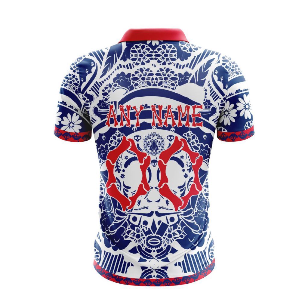 LIGA MX Cruz Azul Special Dia De Muertos Design Polo Gift for Men Women LIGA MX Cruz Azul Special Dia De Muertos Design Polo Gift for Men Women