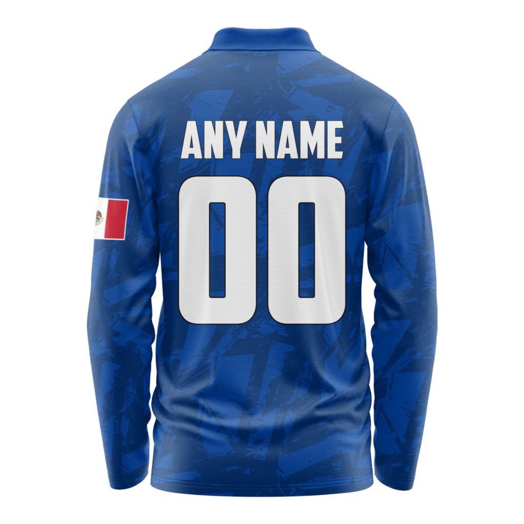 LIGA MX Cruz Azul Special Long Sleeve Polo Design Kits Gift for Men Women 3d Printed Hoodie LIGA MX Cruz Azul Special Long Sleeve Polo Design Kits Gift for Men Women 3d Printed Hoodie