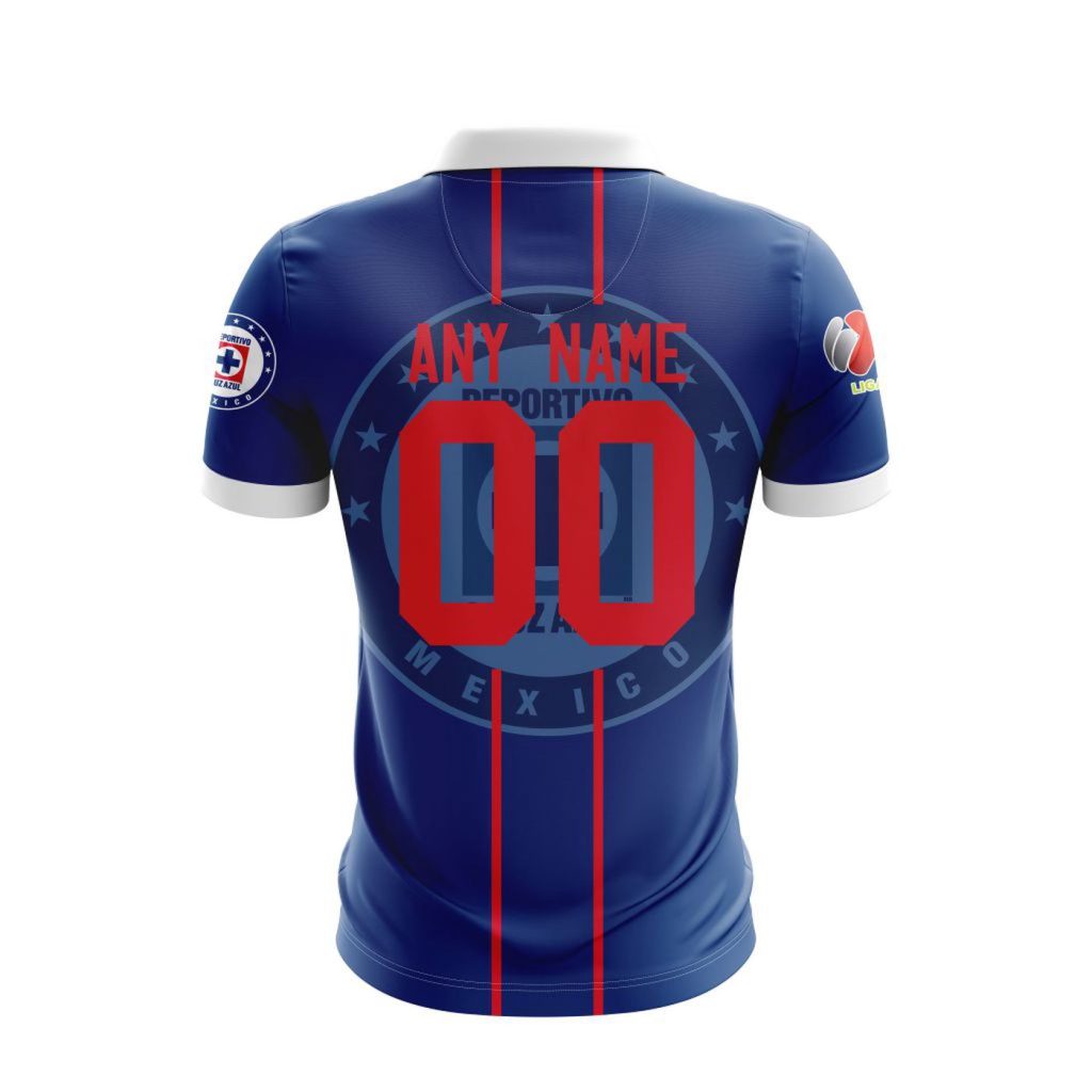 LIGA MX Cruz Azul Special Polo Design Concept Kits Gift for Men Women 3d Printed Hoodie LIGA MX Cruz Azul Special Polo Design Concept Kits Gift for Men Women 3d Printed Hoodie