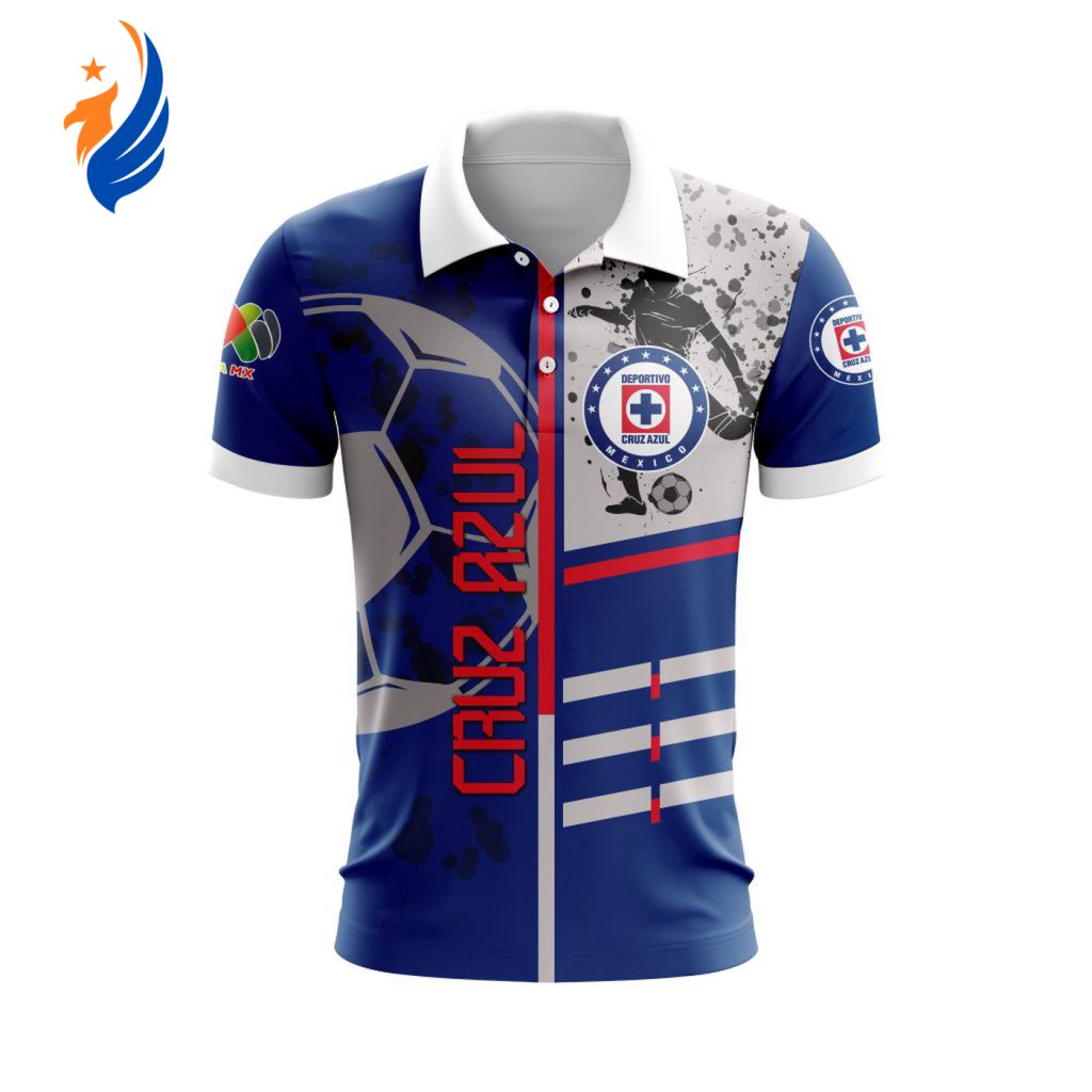LIGA MX Cruz Azul Special Polo Design Concept Kits Gift for Men Women 3d Printed Hoodie LIGA MX Cruz Azul Special Polo Design Concept Kits Gift for Men Women 3d Printed Hoodie