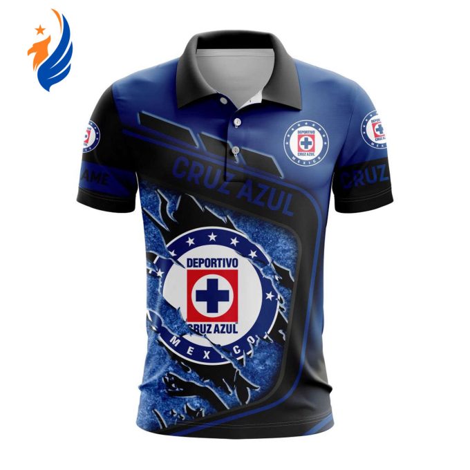 LIGA MX Cruz Azul Special Polo Design Gift for Men Women LIGA MX Cruz Azul Special Polo Design Gift for Men Women