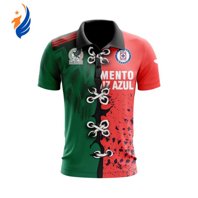 LIGA MX CRUZ AZUL Third Mix Mexico 2022 Polo LIGA MX CRUZ AZUL Third Mix Mexico 2022 Polo