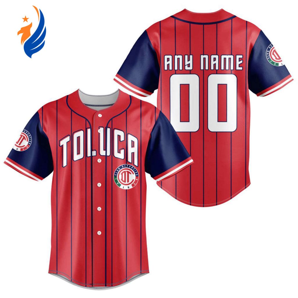 LIGA MX Deportivo Toluca Special Baseball Jersey Gift for Men Women LIGA MX Deportivo Toluca Special Baseball Jersey Gift for Men Women