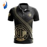 LIGA MX Deportivo Toluca Special Black And Gold Design Polo