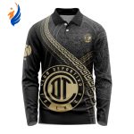 LIGA MX Deportivo Toluca Special Black And Gold Long Sleeve Polo Design Gift for Men Women