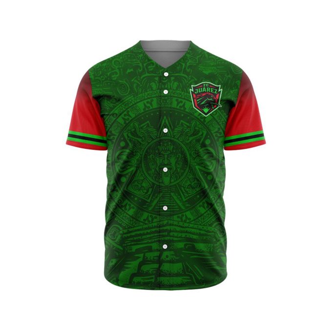 LIGA MX FC Juarez Special Aztec Design Baseball Jersey Gift for Men Women