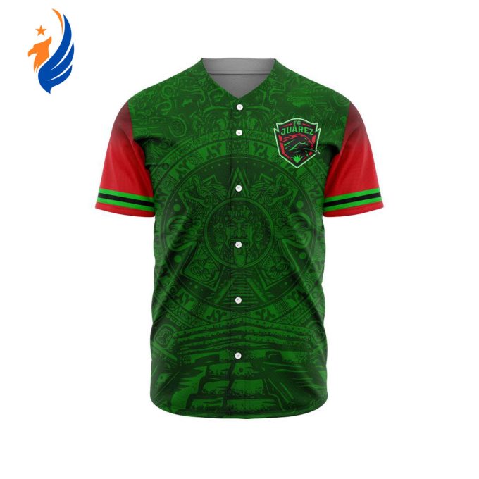LIGA MX FC Juarez Special Aztec Design Baseball Jersey Gift for Men Women