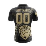 LIGA MX FC Juarez Special Black And Gold Design Polo LIGA MX FC Juarez Special Black And Gold Design Polo