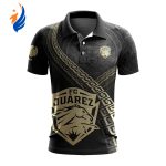 LIGA MX FC Juarez Special Black And Gold Design Polo LIGA MX FC Juarez Special Black And Gold Design Polo