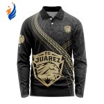 LIGA MX FC Juarez Special Black And Gold Long Sleeve Polo Design Gift for Men Women
