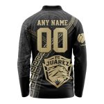 LIGA MX FC Juarez Special Black And Gold Long Sleeve Polo Design Gift for Men Women