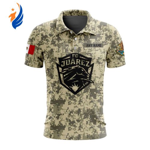 LIGA MX FC Juarez Special Camo Design Polo Gift for Men Women