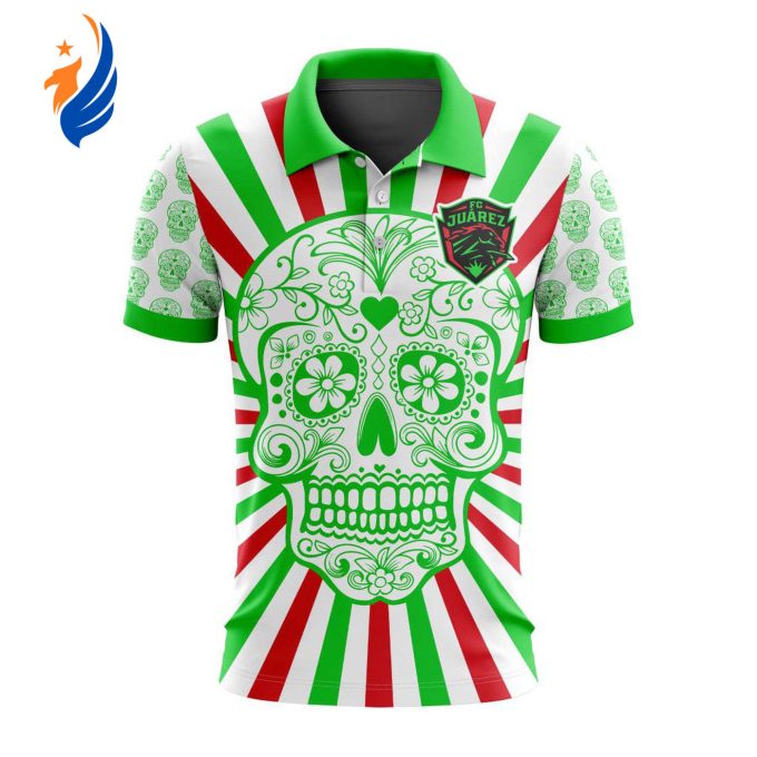LIGA MX FC Juarez Special Dia De Muertos Design Polo Gift for Men Women LIGA MX FC Juarez Special Dia De Muertos Design Polo Gift for Men Women