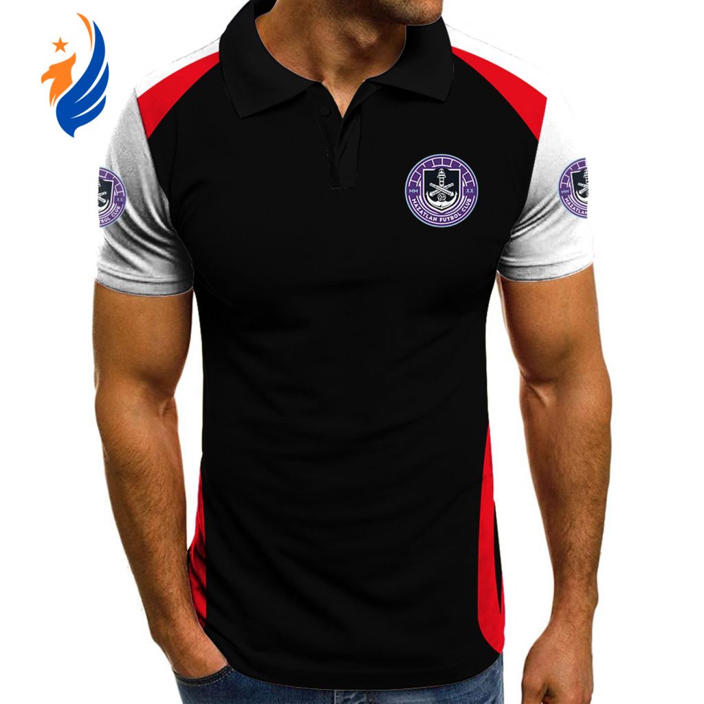 Liga MX Mazatlán F.C Fútbol Polo Shirt Liga MX Mazatlán F.C Fútbol Polo Shirt