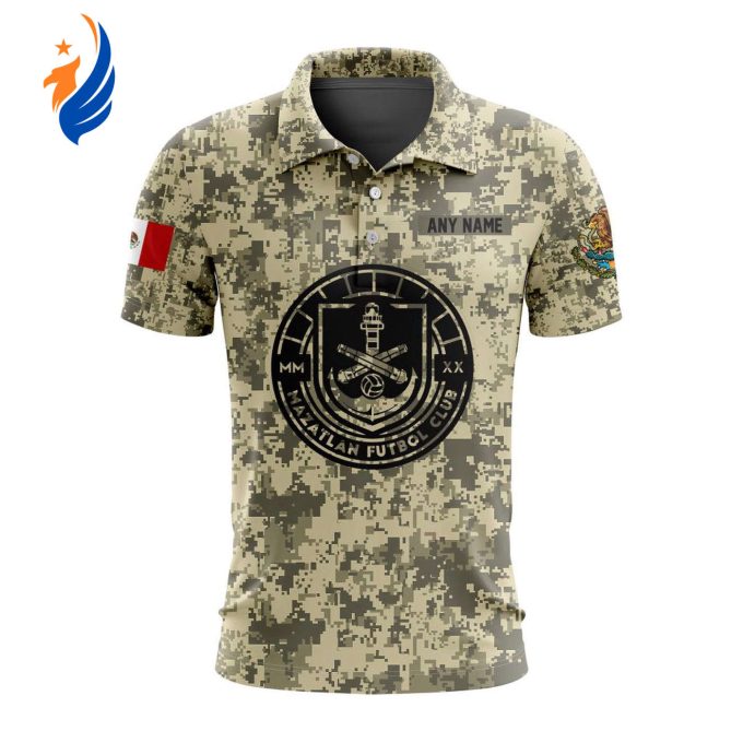 LIGA MX Mazatlan F.C Special Camo Design Polo Gift for Men Women LIGA MX Mazatlan F.C Special Camo Design Polo Gift for Men Women