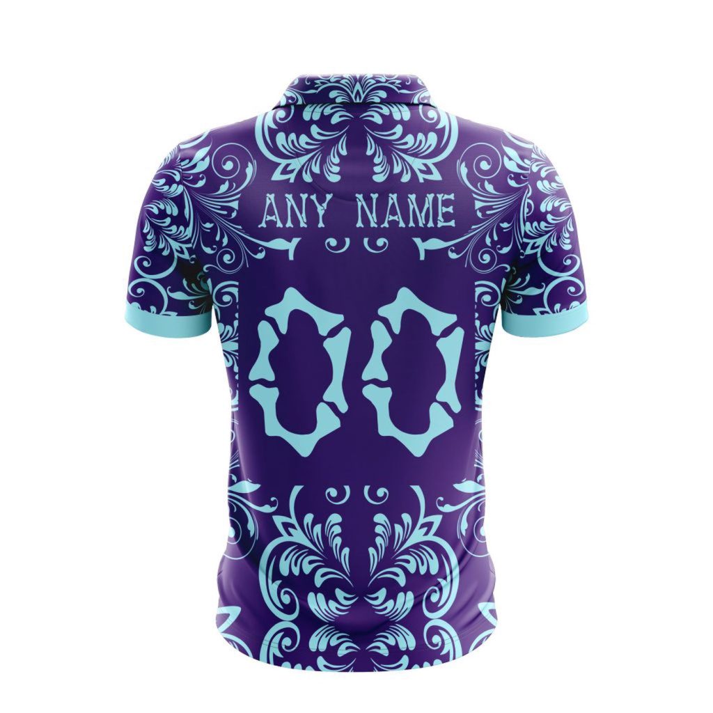 LIGA MX Mazatlan F.C Special Dia De Muertos Design Polo Gift for Men Women LIGA MX Mazatlan F.C Special Dia De Muertos Design Polo Gift for Men Women