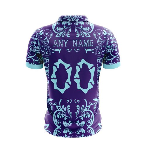 LIGA MX Mazatlan F.C Special Dia De Muertos Design Polo Gift for Men Women LIGA MX Mazatlan F.C Special Dia De Muertos Design Polo Gift for Men Women