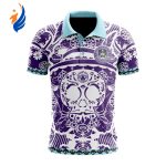 LIGA MX Mazatlan F.C Special Dia De Muertos Design Polo Gift for Men Women LIGA MX Mazatlan F.C Special Dia De Muertos Design Polo Gift for Men Women