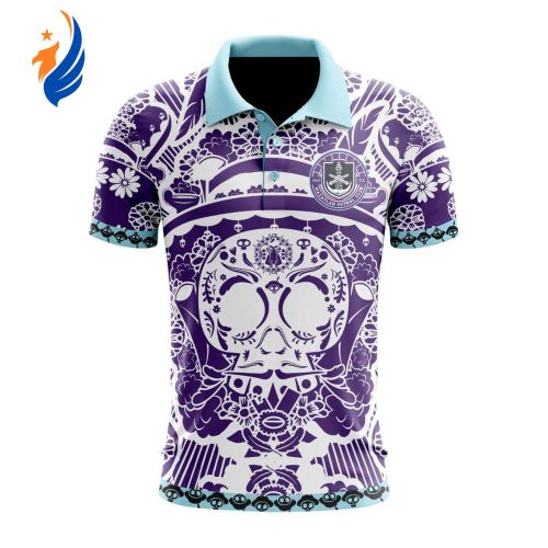 LIGA MX Mazatlan F.C Special Dia De Muertos Design Polo Gift for Men Women