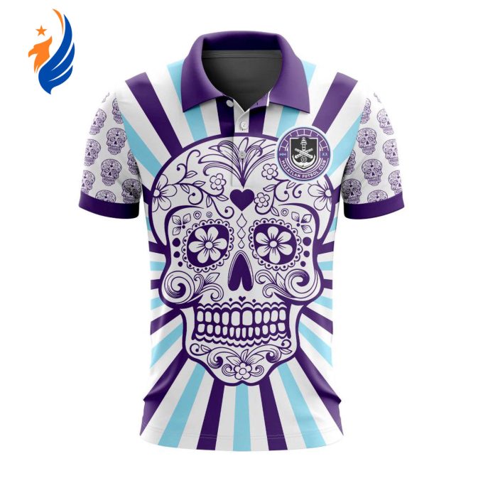 LIGA MX Mazatlan F.C Special Dia De Muertos Design Polo Gift for Men Women LIGA MX Mazatlan F.C Special Dia De Muertos Design Polo Gift for Men Women