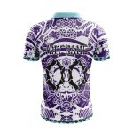 LIGA MX Mazatlan F.C Special Dia De Muertos Design Polo Gift for Men Women LIGA MX Mazatlan F.C Special Dia De Muertos Design Polo Gift for Men Women