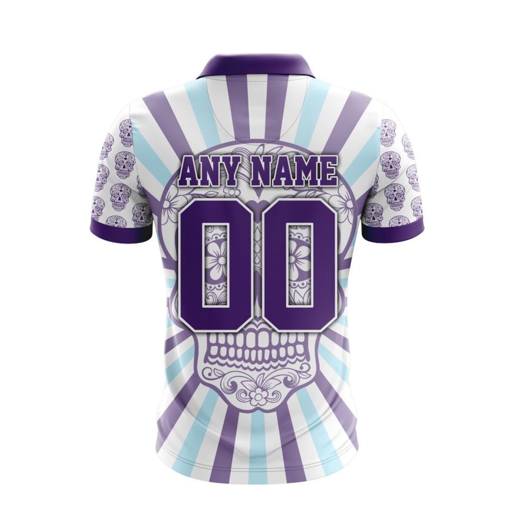 LIGA MX Mazatlan F.C Special Dia De Muertos Design Polo Gift for Men Women LIGA MX Mazatlan F.C Special Dia De Muertos Design Polo Gift for Men Women