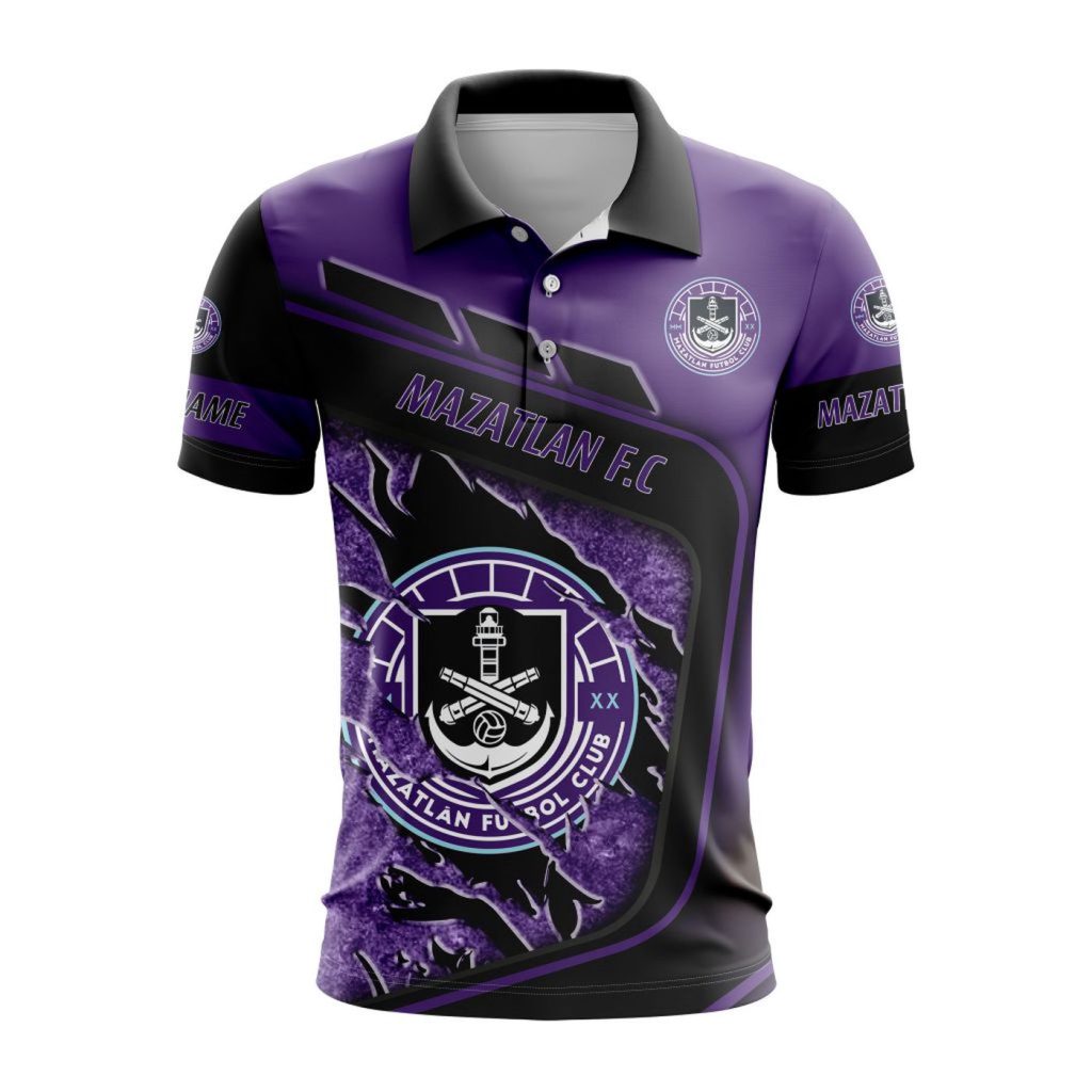 LIGA MX Mazatlan F.C Special Polo Design Gift for Men Women LIGA MX Mazatlan F.C Special Polo Design Gift for Men Women