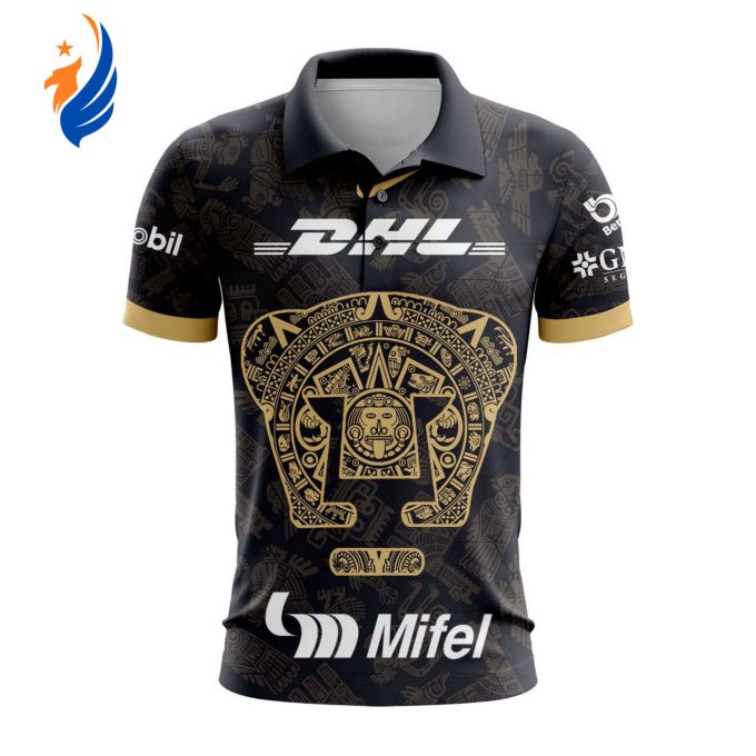 LIGA MX Pumas UNAM 2023 – 2024 Away Aztec Polo LIGA MX Pumas UNAM 2023 – 2024 Away Aztec Polo