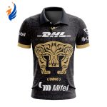 LIGA MX Pumas UNAM 2023 – 2024 Away Dia De Muertos Design Polo LIGA MX Pumas UNAM 2023 – 2024 Away Dia De Muertos Design Polo