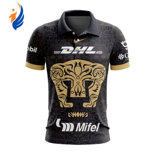 LIGA MX Chivas Guadalajara 2023 Special Mexico Polo LIGA MX Pumas UNAM 2023 – 2024 Away Dia De Muertos Design Polo