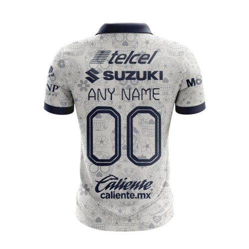 LIGA MX Pumas UNAM 2023 – 2024 Home Dia De Muertos Design Polo