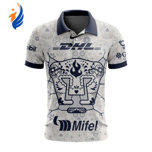 LIGA MX Pumas UNAM 2023 – 2024 Home Dia De Muertos Design Polo