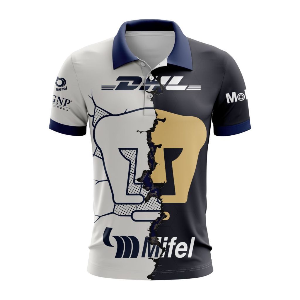 LIGA MX Pumas UNAM 2023 – 2024 Home Mix Away Polo LIGA MX Pumas UNAM 2023 – 2024 Home Mix Away Polo