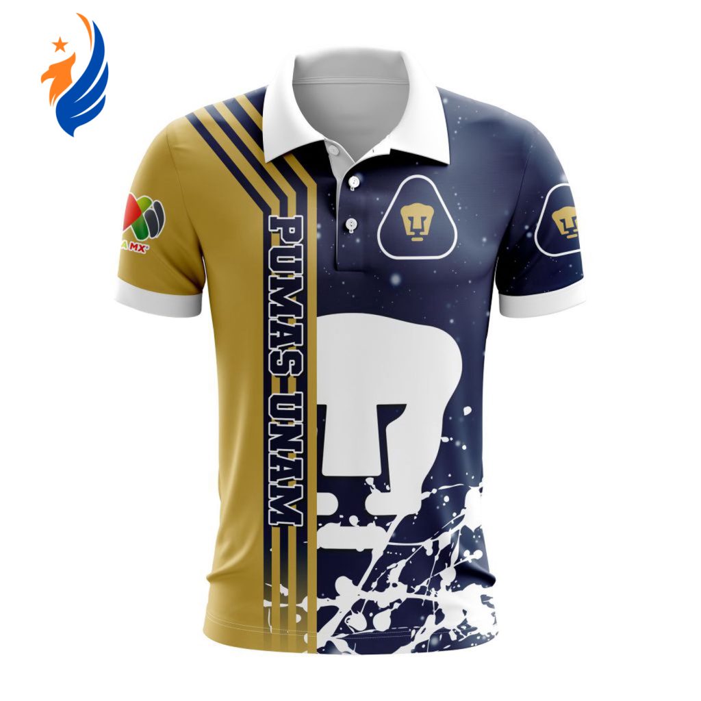 LIGA MX Pumas UNAM New Design Polo For Fan Gift for Men Women LIGA MX Pumas UNAM New Design Polo For Fan Gift for Men Women