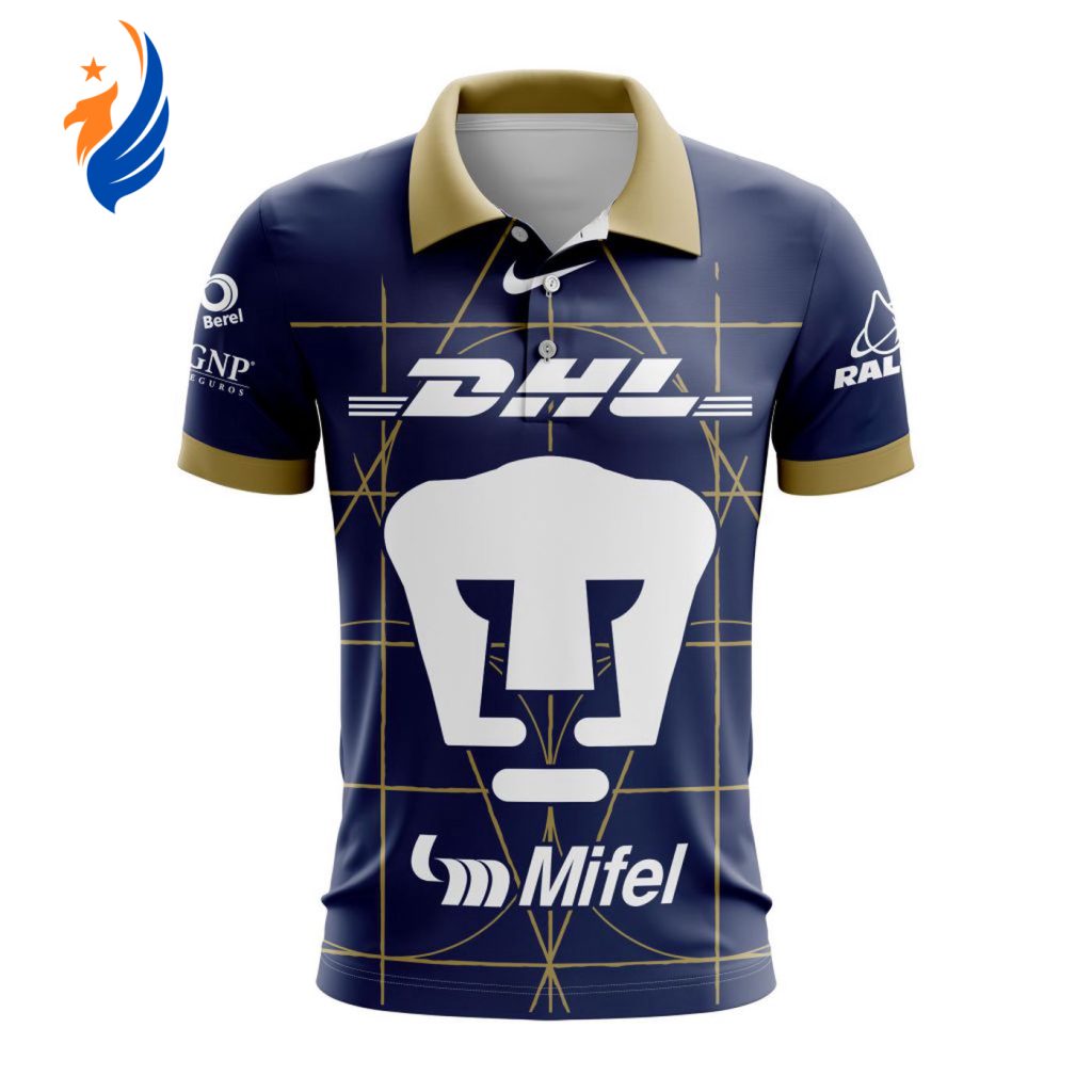 LIGA MX Pumas UNAM Personalized 2025 Away Polo LIGA MX Pumas UNAM Personalized 2025 Away Polo