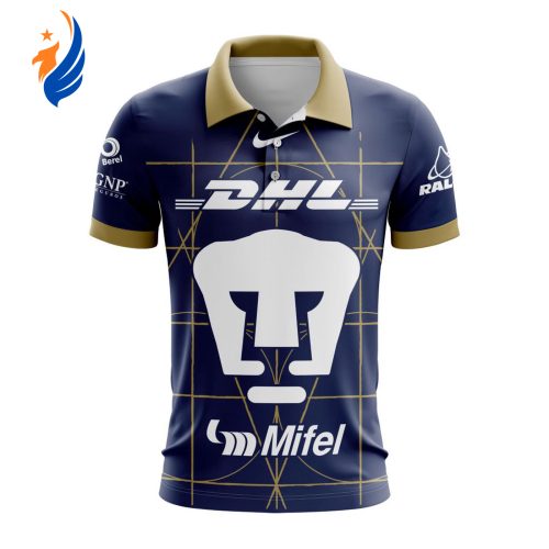 LIGA MX Pumas UNAM Personalized 2025 Away Polo