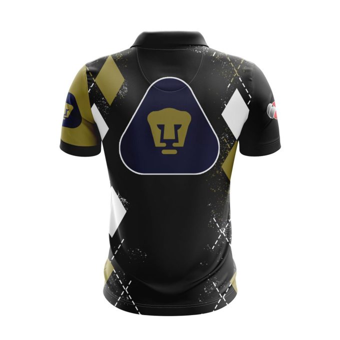 LIGA MX Pumas UNAM Personalized Name Polo Design Gift for Men Women