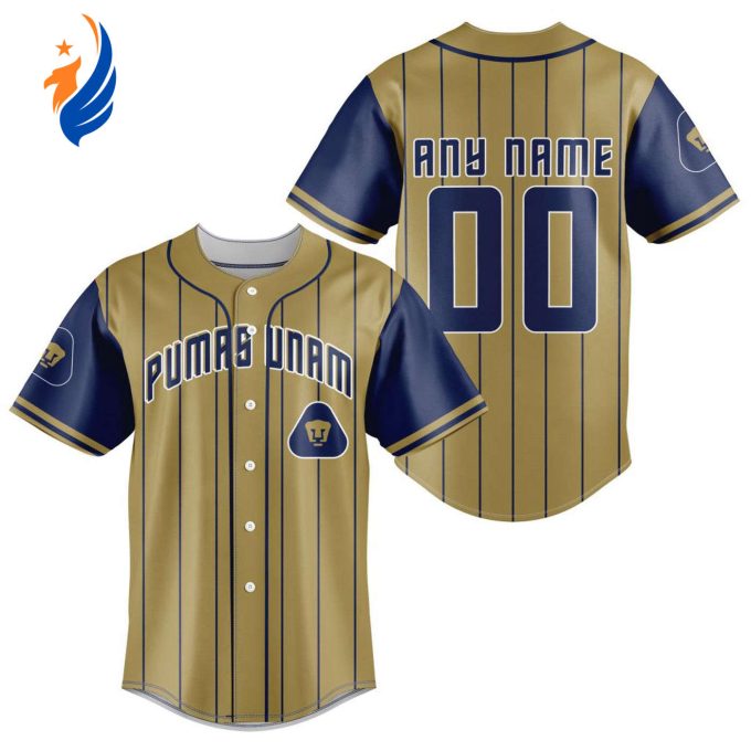 LIGA MX Pumas UNAM Special Baseball Jersey Gift for Men Women LIGA MX Pumas UNAM Special Baseball Jersey Gift for Men Women