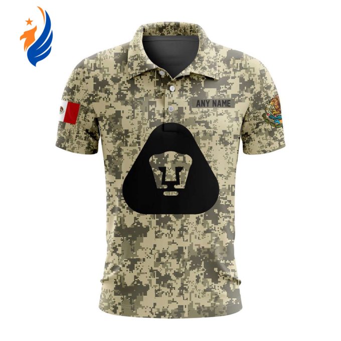 LIGA MX Pumas UNAM Special Camo Design Polo Gift for Men Women LIGA MX Pumas UNAM Special Camo Design Polo Gift for Men Women