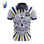 LIGA MX Pumas UNAM Special Dia De Muertos Design Polo Gift for Men Women LIGA MX Pumas UNAM Special Dia De Muertos Design Polo Gift for Men Women